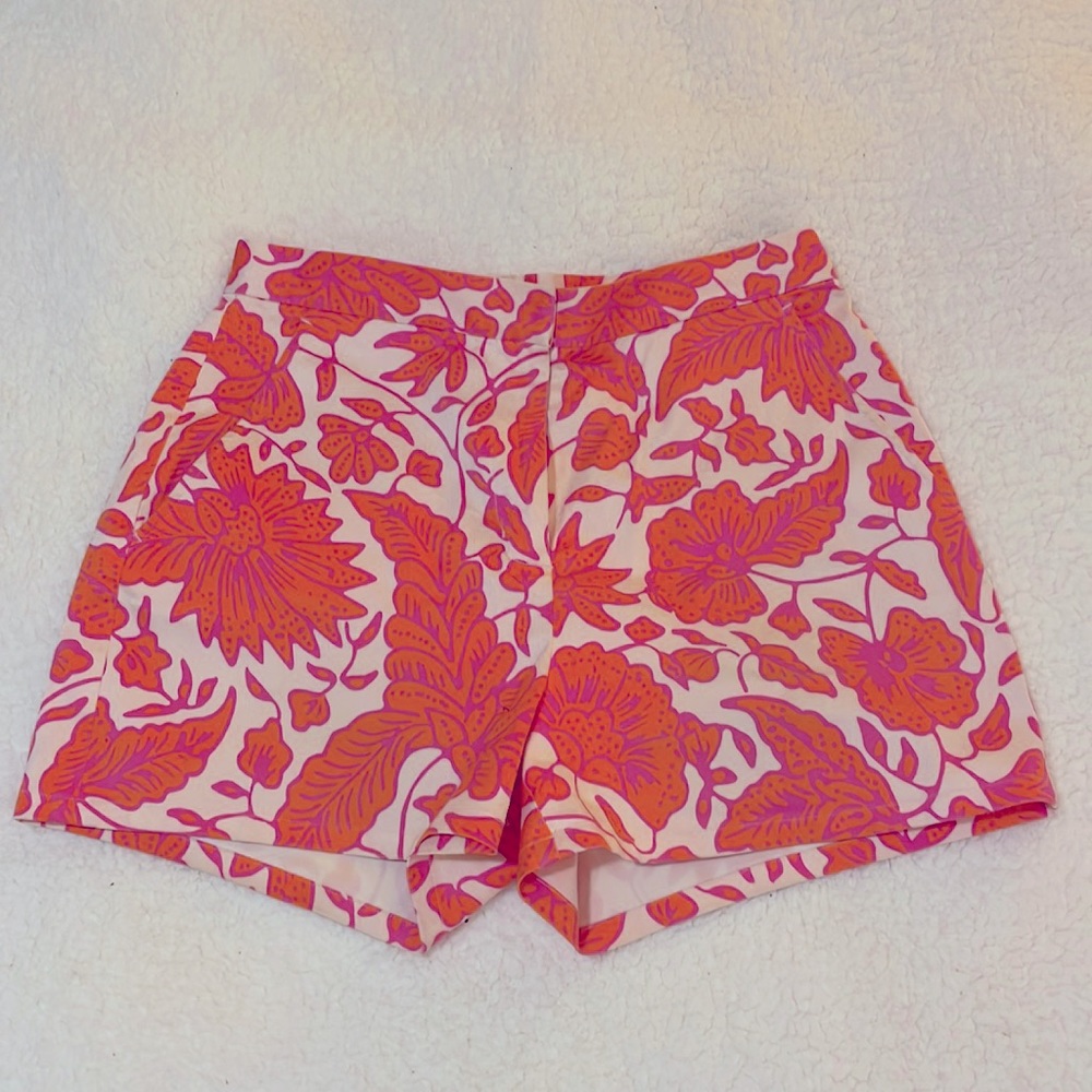 Tibi Floral Shorts Size 4
